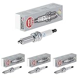 NGK Candela accensione 4288 Elettrodo centrale - platino 1 Elettrodo di massa schermato/a 1 kOhm con sede-tenuta piatta Attacco/Raccordo-SAE fisso Apertura chiave: 16 mm Lunghezza filettatura: 26,5mm