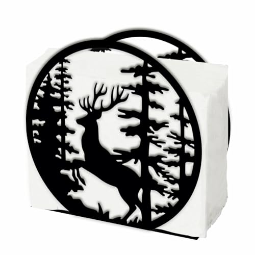 SUPERDANT Serviettenhalter Mit Hirschmotiv Für Tische...