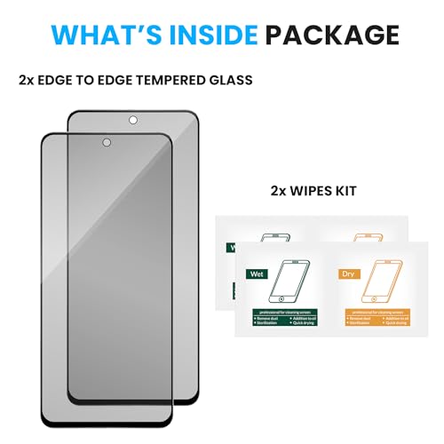 Image of FIRST MART Military-Grade Matte Anti-Glare Tempered Glass for Motorola G37 Power and G37 (6.59 Inch) With Installation Kit | Edge to Edge Coverage |Anti Glare, Bubble-Free [2 Pack]