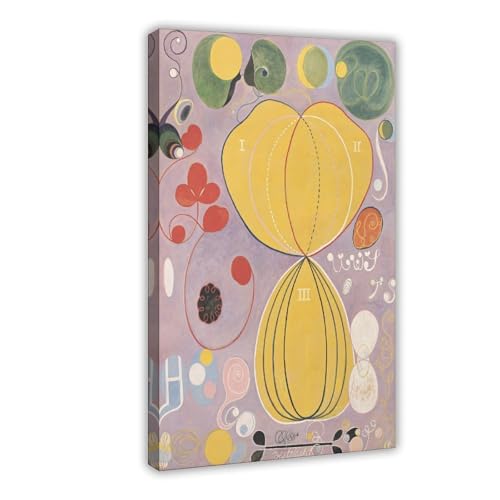 Toile Hilma Af Klint The Ten Largest au rendu artistique haut de gamme