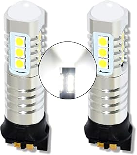MCK Auto  PW24W LED Canbus Bulbs Daytime Running Lights DRL White Very Bright and Without Errors Compatible with F30 F31 Passat CC Tiguan Q2 - GA2L2  Transform Your Ride