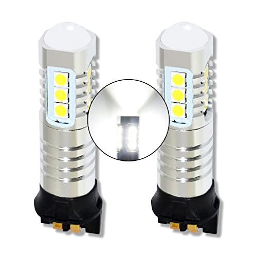 Bombillas PW24W LED CanBus elimina error de luz fundida con brillo blanco claro CC F30