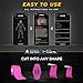 Kinesiology Tape-Incredible Support for Athletic Sports and Recovery + Free Taping Guide - Pre-Cut 2 inch 16.4 feet (Wild Pink + Free Taping Guide, 1 Pack)
