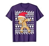Dabbing Gingerbread Man Ugly Christmas Sweater T-Shirt
