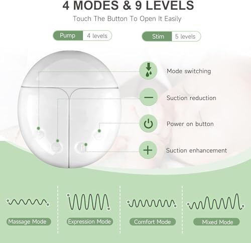 Bomba Tira Leite Elétrica Dupla de Conforto 4 Modos de Engrenagem Diferentes Bomba Tira Leite Ultras