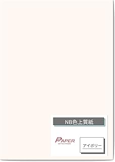 ペーパーミツヤマ カラーペーパー NB色上質紙 特厚口 A4 500枚 / アイボリー