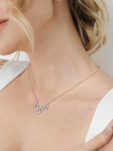 SWEETV Cubic Zirconia Wedding Bridal Backdrop Necklace for Brides, Crystal Dainty Back Necklace, Body Chain Jewelry for Women Prom2