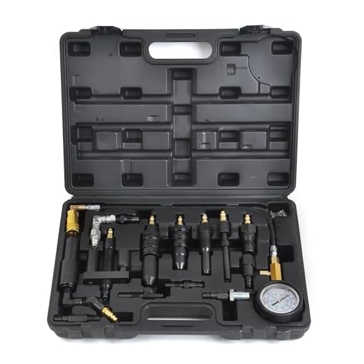 WINTOOLS Compatible for 1000 Psi Diesel Engine Compression Pressure Tester for Ford Cummins NAVISTAR Detroit