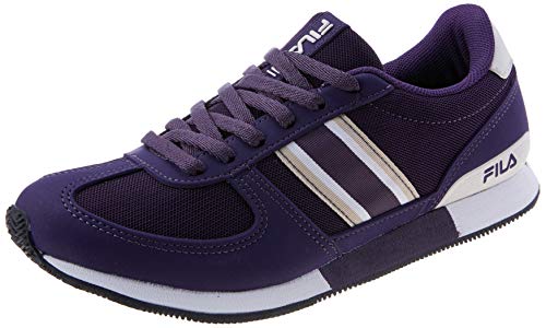 Tênis Fila F-Retro Sport 2.0, Feminino, Uva/Bege/Branco, 36