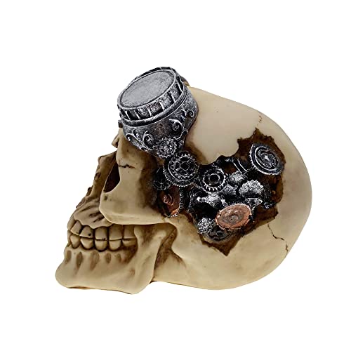 Creative Steampunk Resin Craft Skull Statue - Punk Skull Sculpture For Home Decoration #TOP3