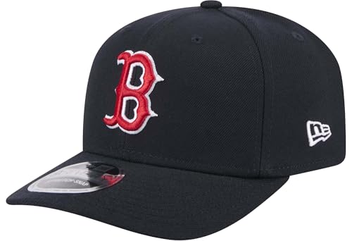 MLB 9SEVENTY Baseball Team Replica Color Stretch Adjustable Snapback Hat (US, Alpha, One Size, Navy, Boston Red Sox)