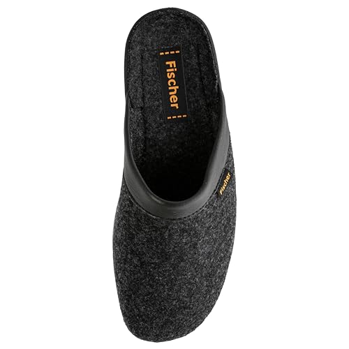 Fischer Herren Andy Pantoffeln, Schwarz (Anthrazit 205), 43 EU