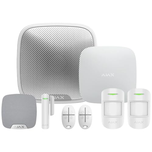 Ajax systems kit 2g+lan wireless alarm starterkit para apartamentos