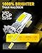 AUXITO H7 Bulb-40000 Lumen 6500K White, OEM Mini Size, Easy Plug & Play Installation, Halogen Fog Light Replacement, Error-Free CANBUS System, Pack of 2