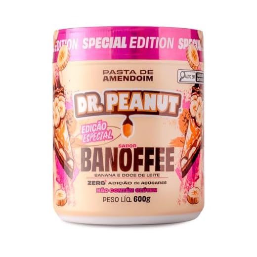 DR. PEANUT PASTA DE AMENDOIM BANOFFEE 600G COM WHEY PROTEIN