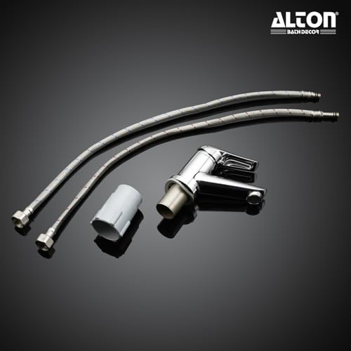 Image of ALTON MTX3615, Single Lever Basin Mixer | Bathroom Wash Basin Mixer Tap | Basin Tap | Silver