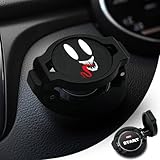 EPOCHHIKE Push Start Button Cover, Engine Start Stop Button Cover, Touch Button Protector Cover, Child Proof Safety for Computer PC Desktop, Car or Motorcycle Interior Decor (Venoom-Black)