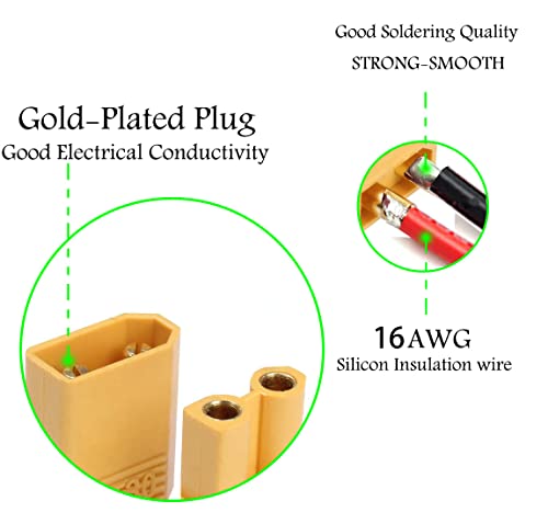 ZHOFONET XT30 Maschio della Spina del connettore