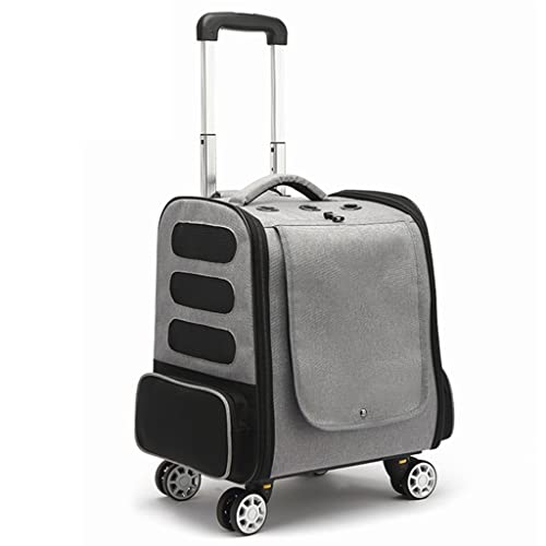 Chariot de voyage pour animaux pliable en tissu haute résistance et finitions soignées