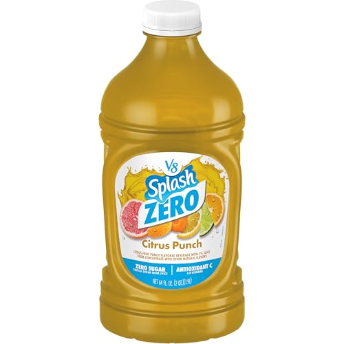 Image of V8 Splash Citrus Punch Zero Sugar Juice Beverage, 64 fl oz Bottle