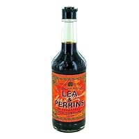 Sauce Worcestershire, la sauce anglaise originale de la marque LEA PERRINS Vendu à l'unité ou par lot de 2, 4, ou 12 bouteilles à prix dégressifs (choisir dans le menu ci-dessus). Chaque bouteille contient 290ml. Ingrédients : vinaigre de malt, vinai...