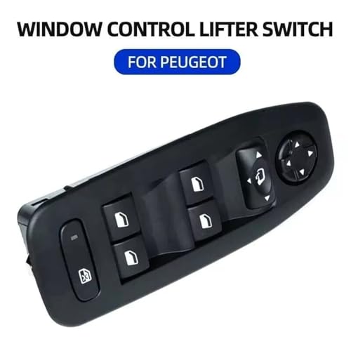 Interruptor maestro Peugeot 2008 de alta durabilidad para control ventanilla izquierda 3