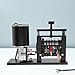 Cable Wire Stripping Machine, V-groove Electrical Wire Stripping Machine with 6 Channels,100 RPM Speed Wire Stripping Tool with Hand Crank for Finishing Wires, Soft-skinned Cables