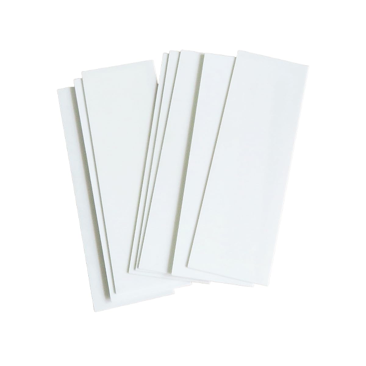 10 szt. Prostokątnych arkuszy ceramicznych z tlenku glinu - ceramika izolacyjna przewodząca ciepło do badań naukowych(20x50x1mm)