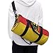 IRUOYA German Eagle Flag Gym Duffel Bag 23L Military Tactical Duffel Storage Bags Fitness Tote Personal Item Bag For Workout Travel Sport