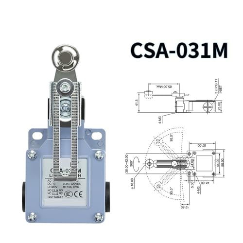 Micro interrupteur de course CSA-031M pour porte à roulettes