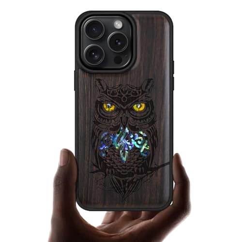 Carveit MagSafe (}OZ[t) Ή iPhone 16 Pro P[X ؐ, ŃCC/ۛ VR+YȊL/VRLۊ+TPU, ACtH16 ProJo[ i6.3C`jC [U[A[g (-tNE