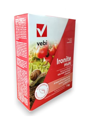 Generico IRONITE, Molluschicida, Lumache, Limacce, Esca granulare a Base di fosfato ferrico, Ferro, fosforo, Ossigeno, ortaggi, Patate, Piante Ornamentali.