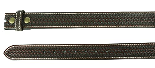 Image of Gelante Genuine Full Grain Leather Belt Strap without Belt Buckle