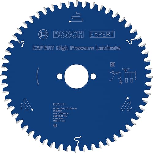 Bosch Accessories 2608644135 Lame de scie circulaire expert for high pressure laminate 190 x 30 x...