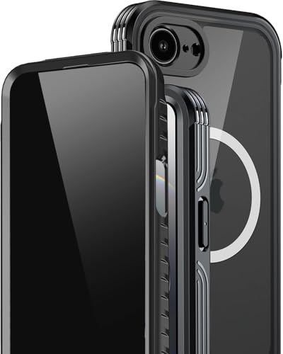 Coque magnétique pour iPhone 16e incassable et filtre de confidentialité 6.1 pouces