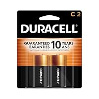 Duracell C Copper Top Alkaline Batteries (Pack of 2)