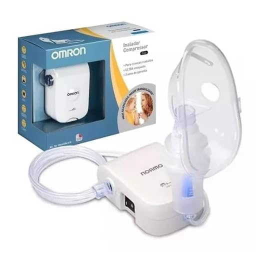 Inalador Nebulizador Omron Silencioso Eletrico Bivolt