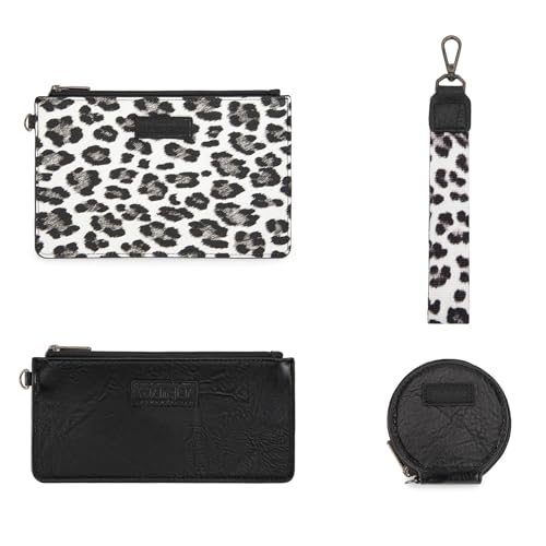 Image of Montana West X Wrangler Keychain Wallets for Women Dual Pouch Wristlet