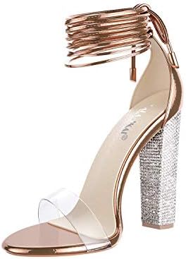 Chunky Heels Dress Party Pumps Shoes 