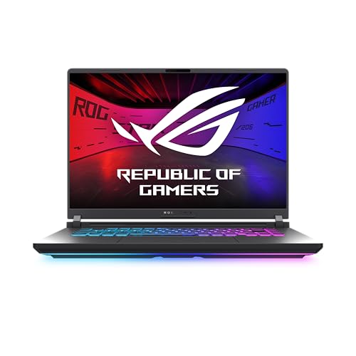 Notebook ASUS ROG Strix G16, Intel Core i9, RTX 5060, 16 GB, 512 GB SSD W11 Home, 16.0”, Eclipse Gray – G615JMR-S5001W