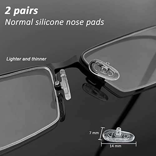 Ptslkhn D9-83J7H50H 5 Pairs Of Eyeglass Nose Pads, Upgraded 15X8Mm Soft Silicone Air Chamber Eyeglasses Nose Pads thumb #2