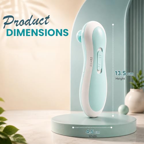 Image of Uonibaby by StarAndDaisy Baby Nail Trimmer, Baby Nail Cutter New Born 0-12 Months with 6 Filer Adjustment Electric Baby Nail Cutter, Safe Nail /Grooming Kit for Infant & Toddler