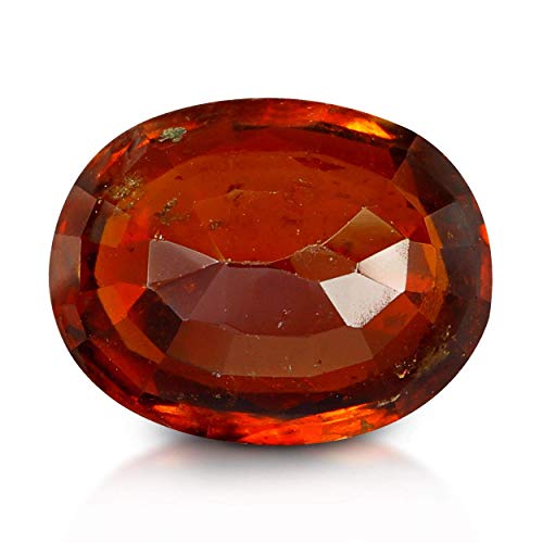 Sirdaksh 12.25 Ratti Natural Gomed Stone Lab Certified Original Hessonite Garnet Oval Shape Loose Gemstone, Brown, Gona-Lmd_259 #TOP2