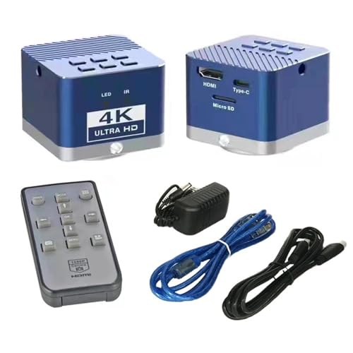 顕微鏡キット 顕微鏡カメラ HDMI タイプ C 産業用カメラ 携帯電話修理用顕微鏡 顕微鏡レンズアダプター