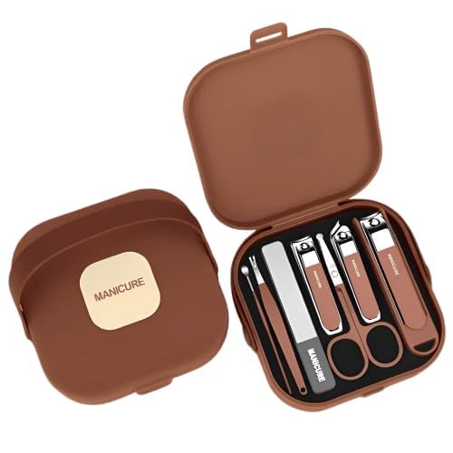 YAKSHU 8-in-1 Nail Clipper Set Professional Manicure & Pedicure Kit for Men & Women | Portable Stainless Steel Nail Clippers & Grooming Tools | Personal Care Kit (Pack of 1)-image-45