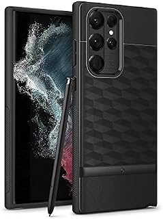 Caseology Parallax Case Compatible with Samsung Galaxy S22 Ultra 5G - Matte Black