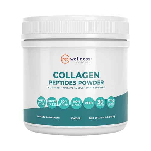 Reignite Wellness by JJ Virgin | Collagen Peptides Powder | Collagen Peptides Powder Supplement | Hair, Skin & Nails Support | Muscle & Joint Support Supplement | 30 Servings