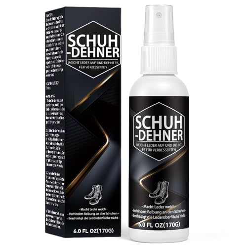Asticers Dehnungsspray Schuhe Schuhdehner Spray Lederdehnungsspray Lederdehner Spray für Schuhe Transparent und Effektiv Schuhe Weiten Lindert Druckstellen und Verhindert Blasen (6 FL OZ)