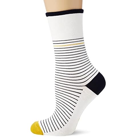 Joules Women's Calf-Length Beestripe Socks Cover