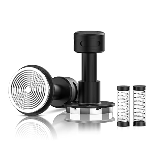 Image of IKAPE V5 53.3MM Impact Espresso Tamper, Coffee Tamper with 15lb / 25lb / 30lb Replacement Springs, Espresso Tamper with sound Feedback